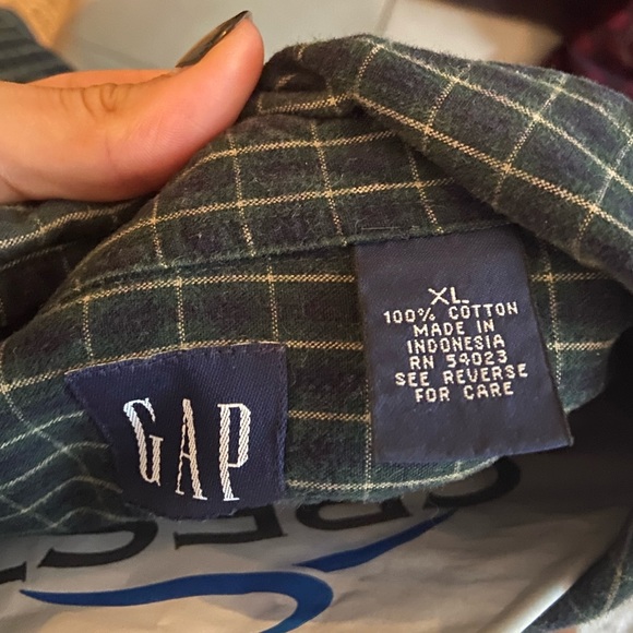 long sleeve button flannel - Picture 3 of 3